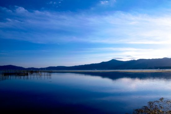 海のような滋賀県の琵琶湖