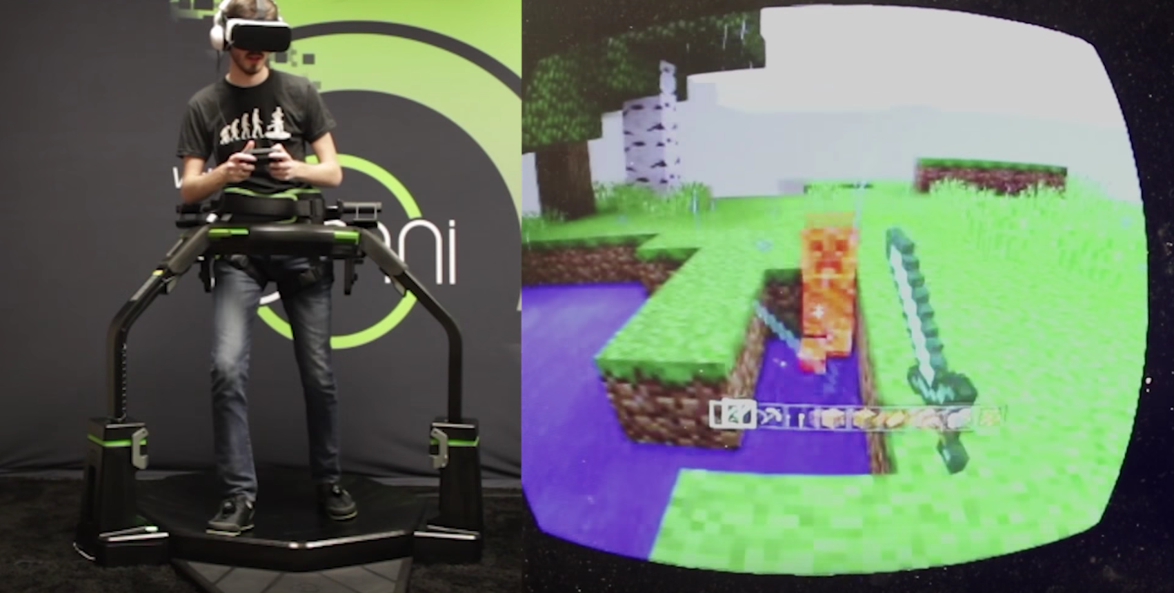 VRで「Minecraft」の世界を体験出来る？Virtuix Omniを使ったゲームが面白そう！